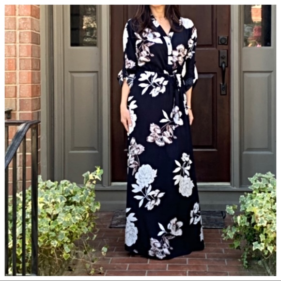 ✨PARIS✨LAST ONE✨Gorgeous Tie waist maxi dress - Picture 6 of 8